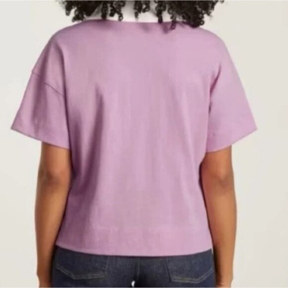 Everlane Organic Cotton Collared Polo Shirt Size XS New Women's Office Preppy - Picture 6 of 6